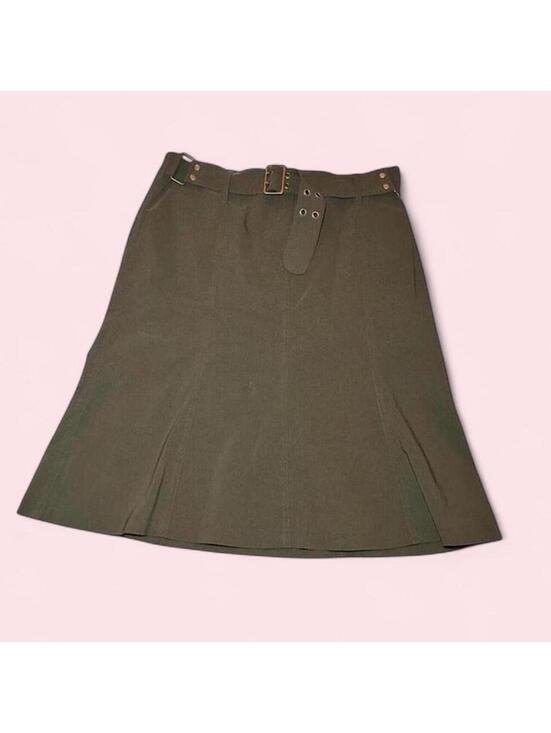 Dresses & Skirts - Ricki’s Green Y2K Skirt With Built-In Belt Size 6